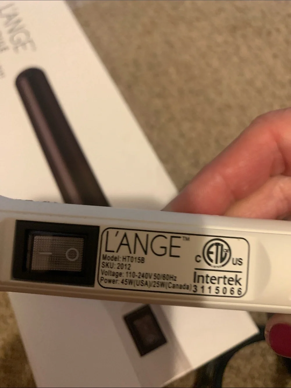 LANGE Curling wand 2 5 MM